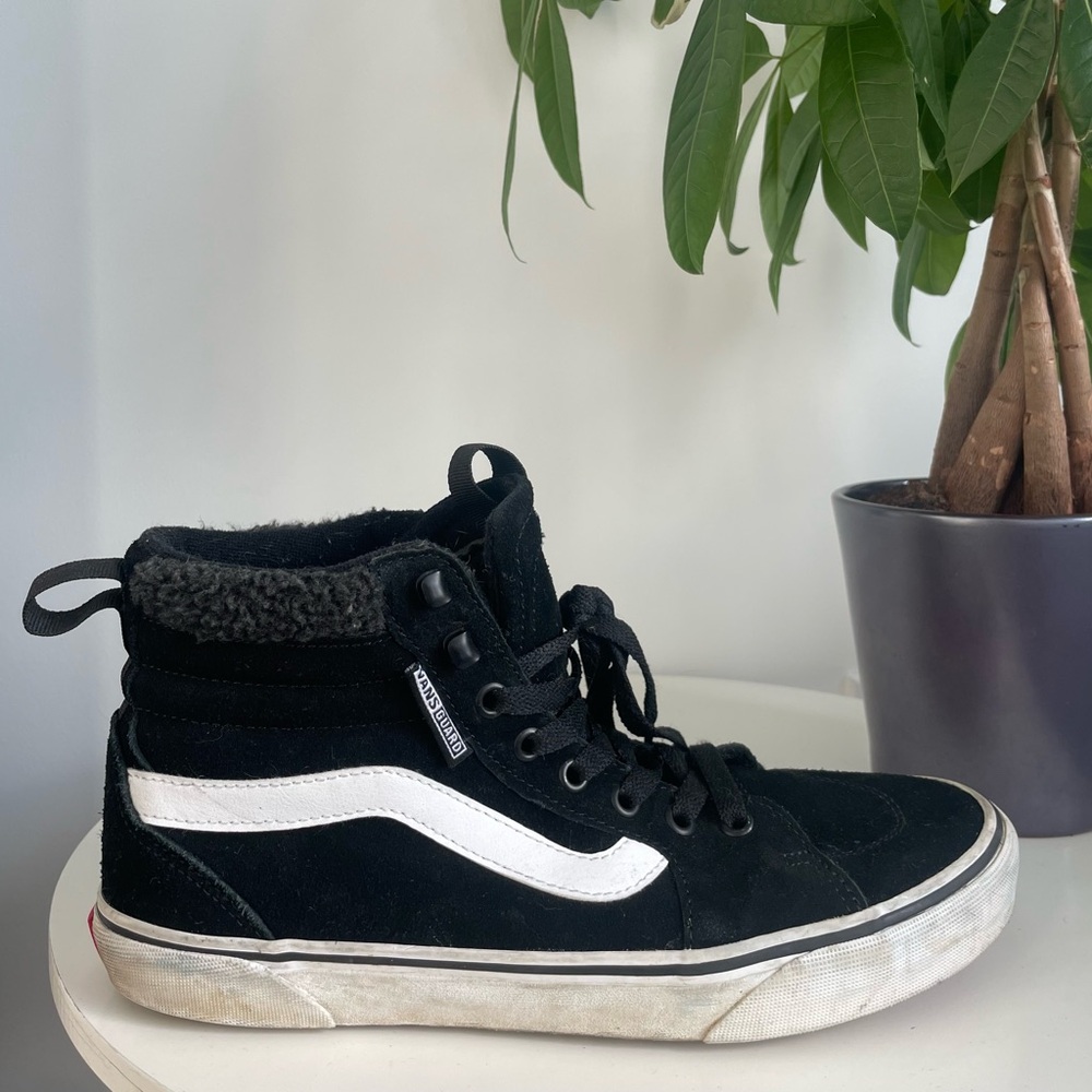 Women Size 10 Range EXP Vans Guard Water Resistant Black High Top Skater Shoes
